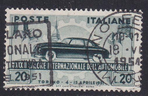 Italy # 570, Automobile, Used, 1/2 Cat