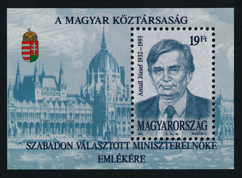 Hungary 3417-7a MNH Jozef Antall