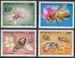 Mali #550-553  Bees  1987  MNH