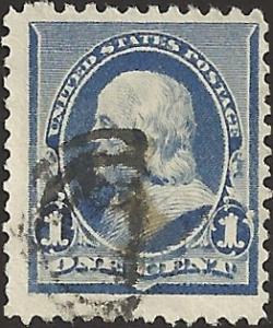 # 219 DULL BLUE USED BEN FRANKLIN SCV-0.75