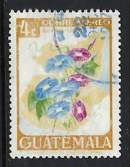 GUATEMALA C352 VFU FLOWERS R6-127-3