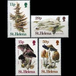 ST.HELENA 1983 - Scott# 390-3 Mushrooms Set of 4 NH