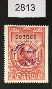 MOMEN: US STAMPS # R730 REVENUE USED LOT #G 2813