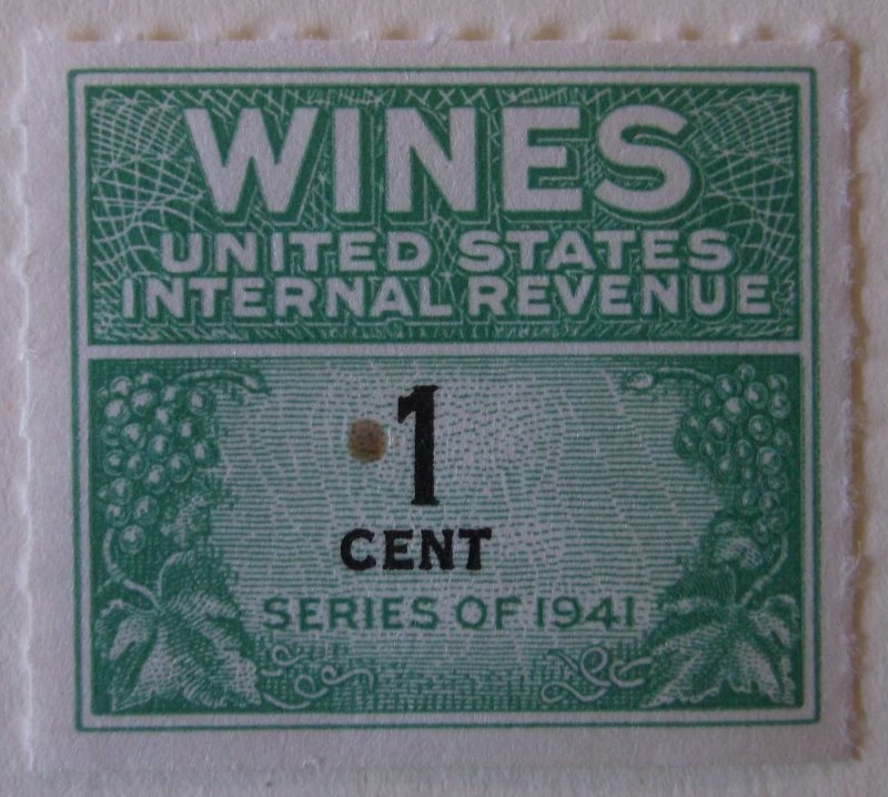 United States Revenue Wine Tax RE111 MNH Cat $0.50