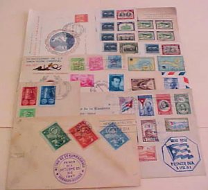 CUBA  FDC 15 DIFF. 1939-1958 CACHET UNADDRESSED