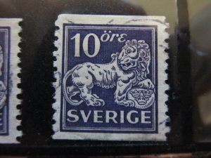 Sweden Sweden Sverige Sweden 1925 Unwmk 10o Perf 10 Fine Green Used A13P1F69-