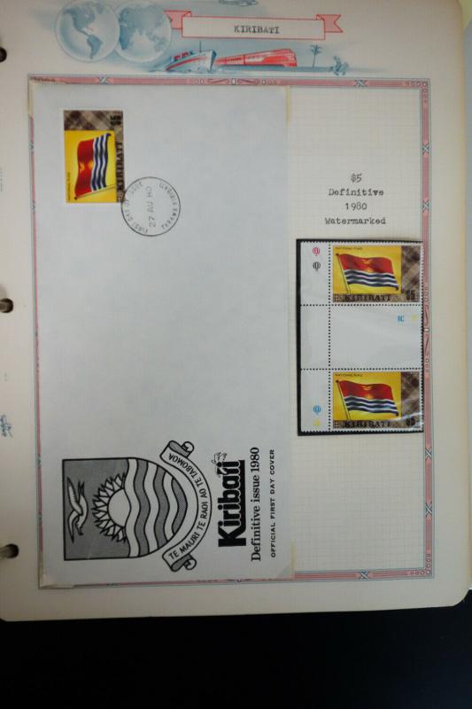 Kiribati Specialty 1970s and 1980s Stamp Collection