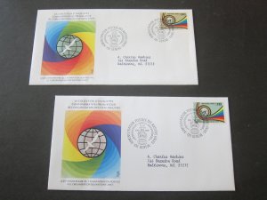 United Nations 1976 Sc 278-79 FDC