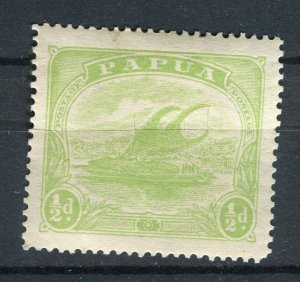 PAPUA; Early 1900s Lakatoi issue Mint hinged 1/2d. value