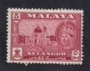 MALAYA, SELANGOL SCOTT #86 USED 5c 1957