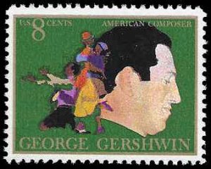 PCBstamps   US #1484 8c Arts - George Gershwin, MNH, (16)