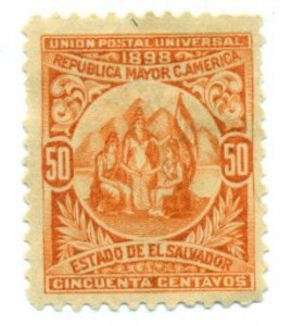 El Salvador 1898 #187 MNG SCV (2024) = $10.00