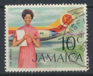 Jamaica  SG 352  Air Jamaica Hostess pale shade  VC10 Aircraft  SC# 351  Used...