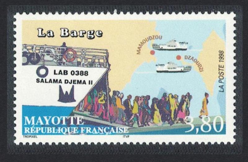 Mayotte Mamoudzou-Dzaoudzi Ferry 1v SG#80