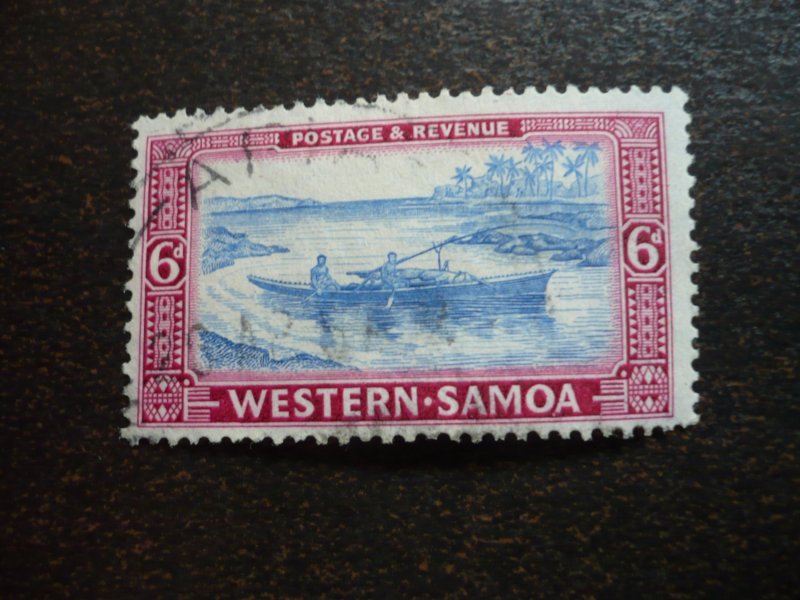 Stamps - Western Samoa - Scott# 208 - Used Part Set of 1 Stamp