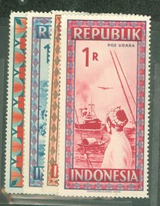 Indonesia #54-5/C32/C34