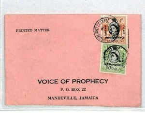 JAMAICA Superb *Portland Cottage* CDS 1964 INDEPENDENCE Issues Reply Card CY41