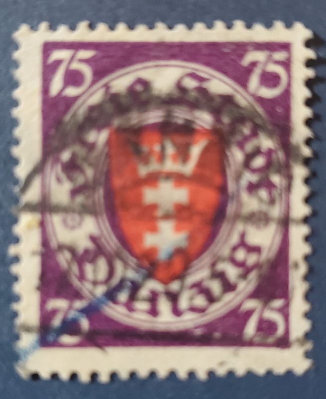 Danzig 191a, 1924 Coat of Arms, Cat. value - $8.50