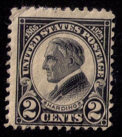 US Sc 610 Mint,No Gum Black. F-VF