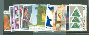 Australia  #992/1010 Unused