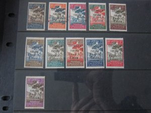 French wallis futuna 1943 Sc j24,26-32,34-36 MH