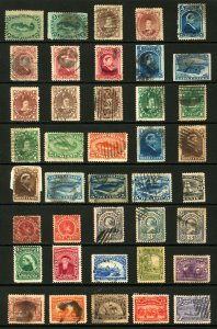 Newfoundland #24-#71, 1c-24c, 1865-1897 Mostly Used Lot, A Few Mint Hinged