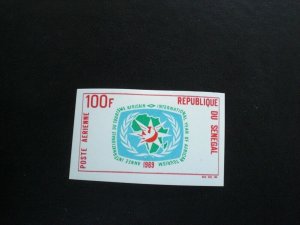 1969 Senegal Year of African Tourism Scott # C69 Imperf MNH lt 67