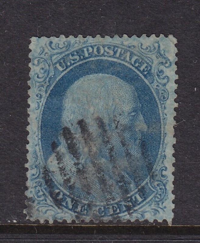 18 VF used neat grid cancel with nice color ! see pic !