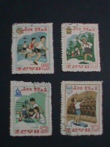 ​KOREA STAMP- LOVELY CHILDREN GAMES CTO STAMPS VERY FINE