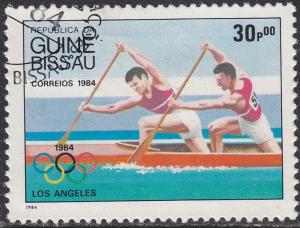 Guinea-Bissau 576 Olympic Canoeing 1984