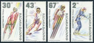 Bulgaria 3629-3632,3633,MNH.Michel 3918-3922,Bl.216. Olympics Albertville-1992.