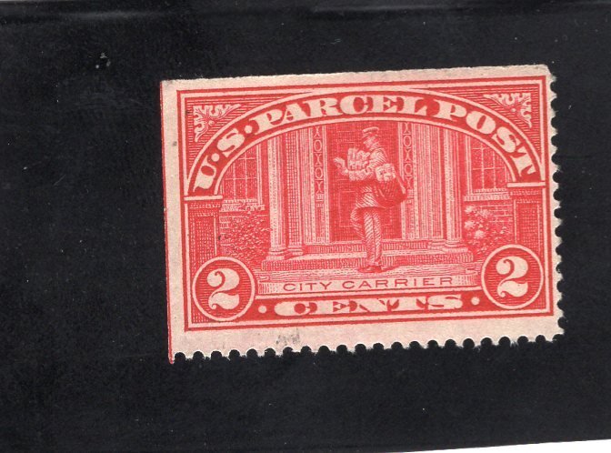 Q2 Parcel Post, Unused w/original gum & no hinge
