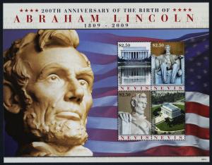 Nevis 1569 MNH Abraham Lincoln Memorial, Architecture