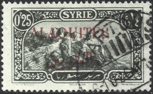 Alaouites #26  Used - 25c Stamp of Syria Ovptd ALAOUITES (1925)