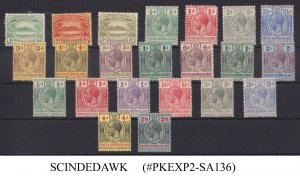 BRITISH SOLOMON ISLANDS - 1907-31 SELECTED STAMPS OF KGV - 22V - MINT HINGED