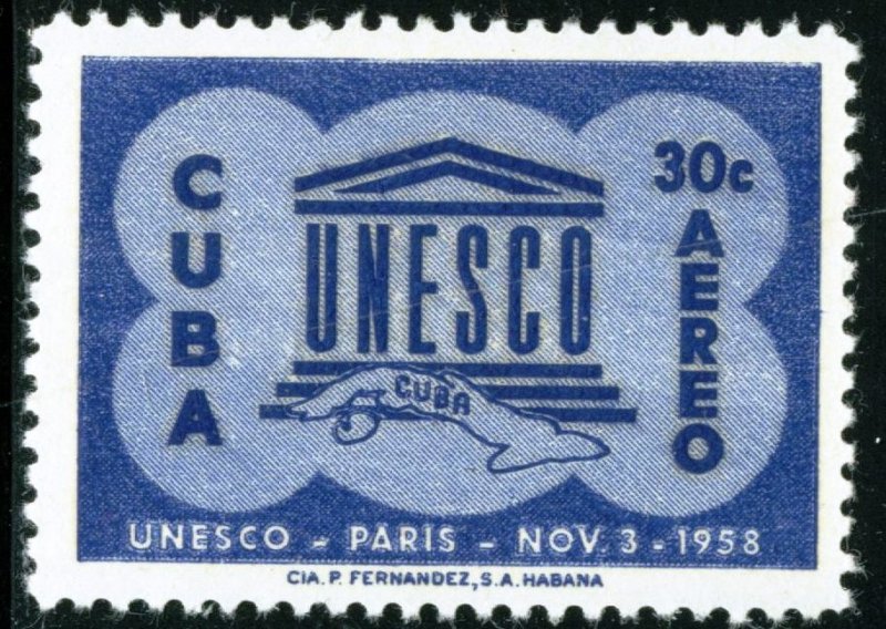 CUBA #C194, UNUSED MINT HINGED AIRMAIL - 1958 - CUBA361NS10