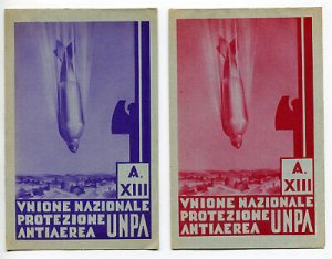 National Anti-aircraft Union A. XIII - Lot of two booklets