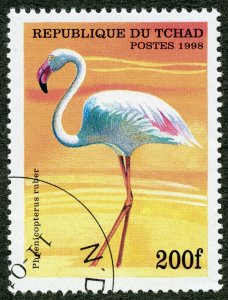 Birds, American Flamingo (Phoenicopterus ruber) 1999 Chad, Scott #777