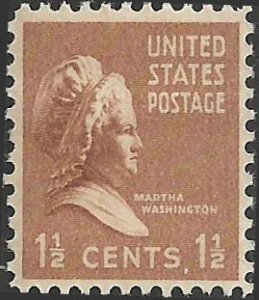 # 805 MINT NEVER HINGED ( MNH ) MARTHA WASHINGTON