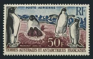 FSAT C4,MNH.Michel 26. Adelie Penguins,1962.