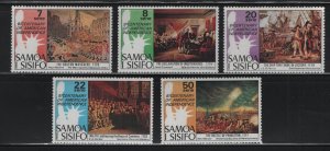 SAMOA 428-432  MNH SET