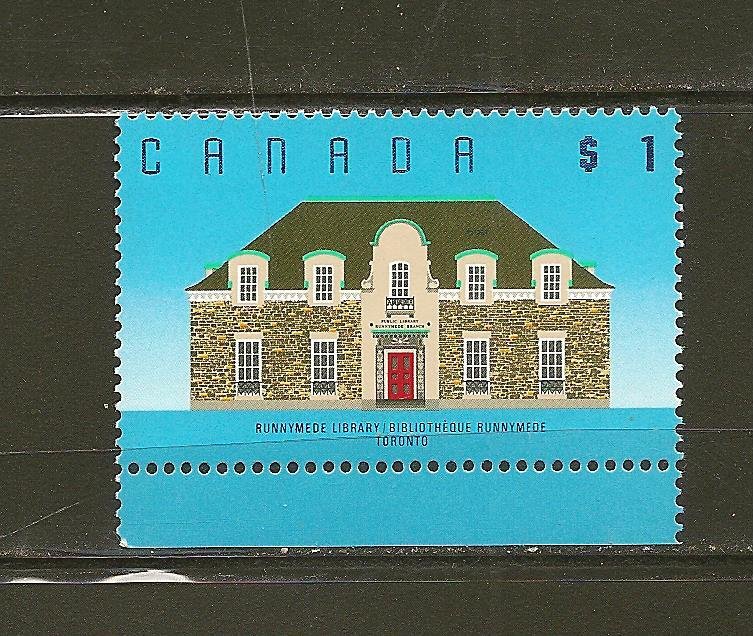 Canada 1181 Runnymede Library $1.00 Issue MNH