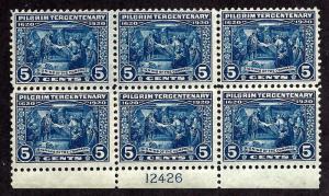 550 Mint,OG,NH... Plate Block of 6... SCV $675.00