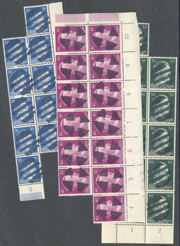 Germany Stamps MNH Collection Lot of 475+ Locals & Various Overprints in Blocks