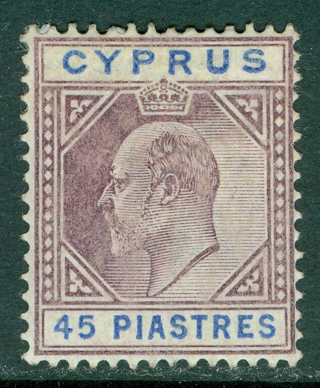 Cyprus: 1903. Stanley Gibbons #59 Très Fine, Mint Original Gomme H.Catalogue £
