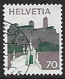 Switzerland  # 567 - Bellinzona - used....{KlBl31}