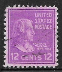 USA 817: 12c Taylor, used, VF