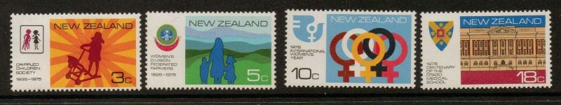 NEW ZEALAND SG1065/8 1975 ANNIVERSARIES AND EVENTS MNH