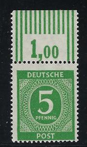 Germany AM Post Scott # 534, mint nh, var. rotary print