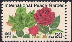 #2014 20 cent Peace Garden Manitoba mint OG NH F-VF